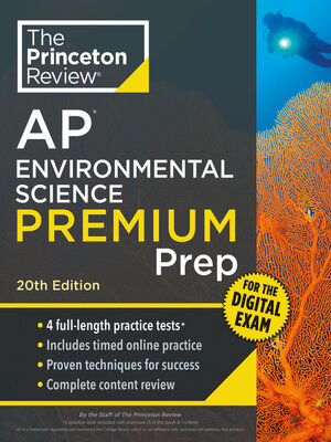cover image of Princeton Review AP Environmental Science Premium Prep, 20th Edition